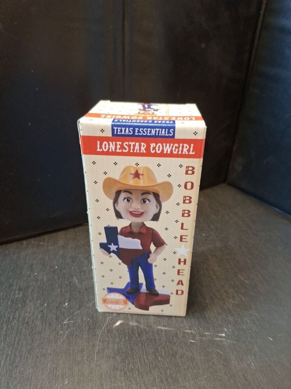 Texas Essentials Lone Star Cowgirl Bobblehead – Western Cowgirl Figurine – NEW
